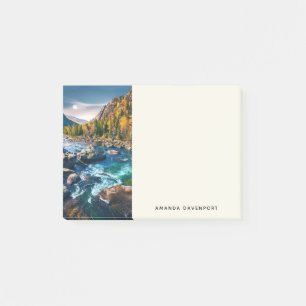 Floden och bergen Scenia Photo Post-it Block