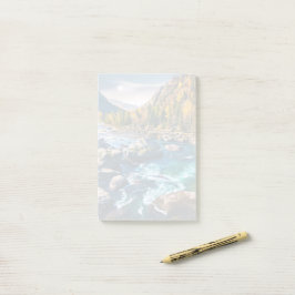 Floden och bergen Scenia Photo Post-it Block