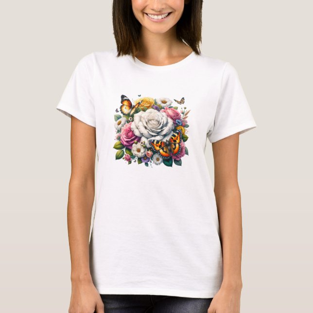 FLÖDEN OCH BUTTERFLIK T SHIRT (Framsida)