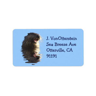 Floden Otter Adressetiketter