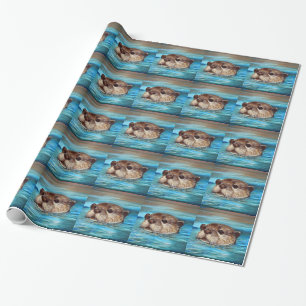 Floden Otter-målning Presentpapper