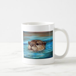 Floden Otter Painting Kaffemugg