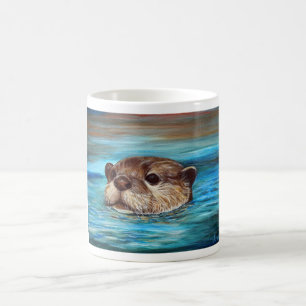 Floden Otter Painting Kaffemugg