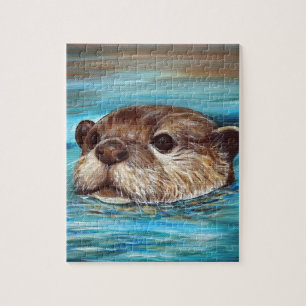 Floden Otter Painting Pussel