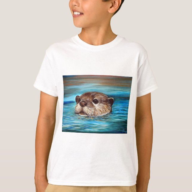 Floden Otter Painting T-shirt (Framsida)