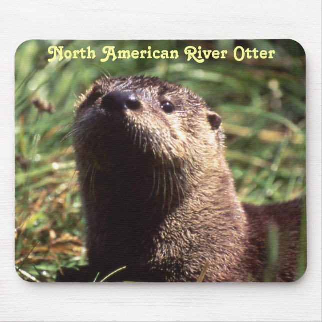 Floden Otter Up Close and Personal Mousepad Musmatta (Framsidan)