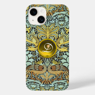 FLÖDEN, PEACOCKS OCH DRAGONER GULT GEM MONOGRAM