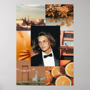 Floden Phoenix Orange Aesthetic Poster