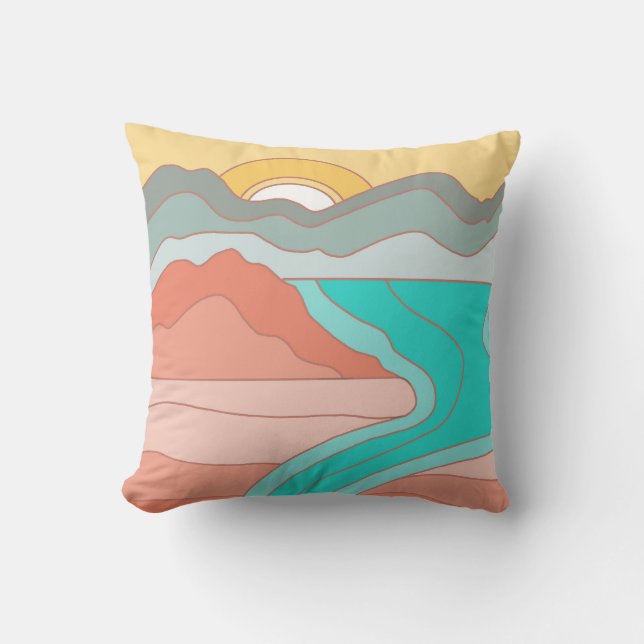 Floden Pillow Kudde (Framsida)