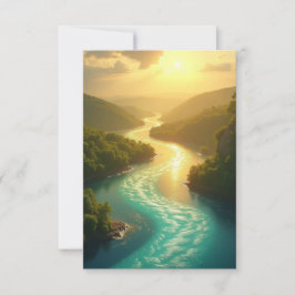 Floden Prosperity Meditation Card | Christian Sc Inbjudningar