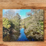 Floden Pussel<br><div class="desc">Denna stillastående scen är floden Wansbeck i Northumberland, England. Fotografiet togs på en vacker morgon i vår. Jag hoppas att ni njuter av detta fredliga pussel.</div>