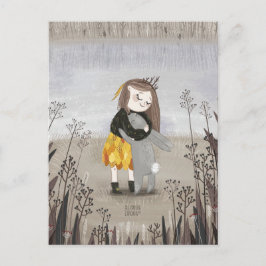 Floden Rabbit av Alexandra Dikaia Vykort