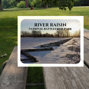 Floden Raisin National Battlefield Park Krig 1812 Magnet