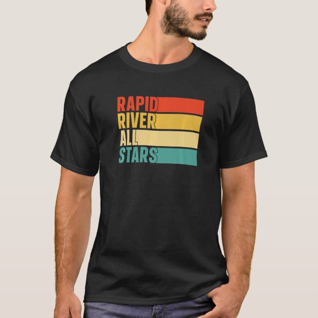Floden Rapid All Stars River Rapids Raiting T Shirt (Framsida)