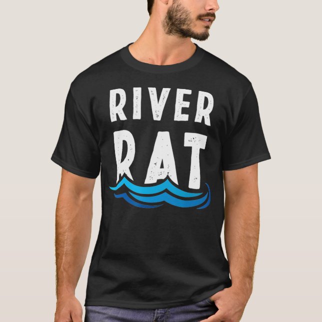 Floden Råtta Flytande T-strålningsguide T Shirt (Framsida)