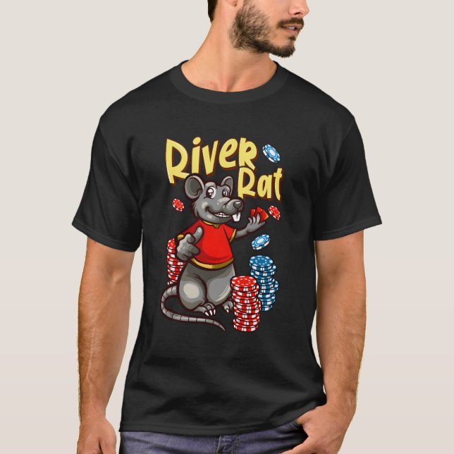 Floden Råtta Poker T Shirt (Framsida)