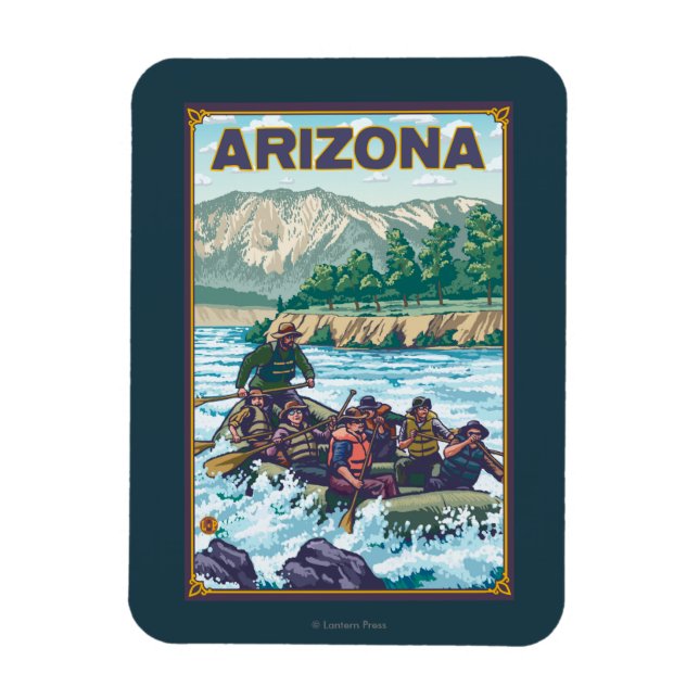 Floden RawingArizona Magnet (Vertikal)