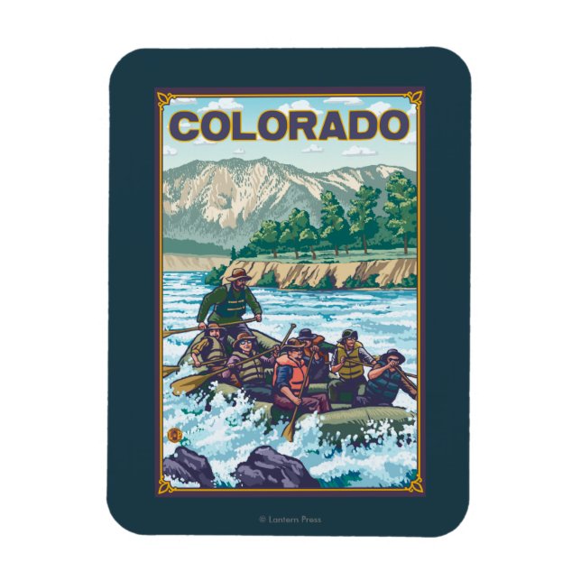 Floden RawingColorado Magnet (Vertikal)