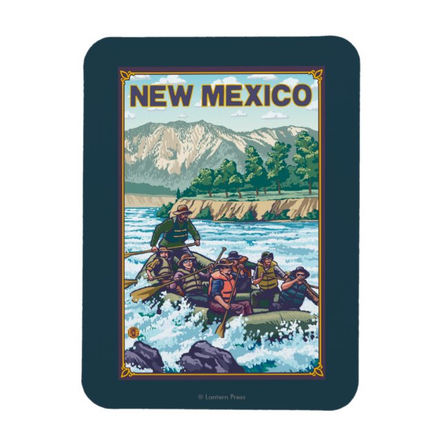 Floden RawingNew Mexico Magnet (Vertikal)