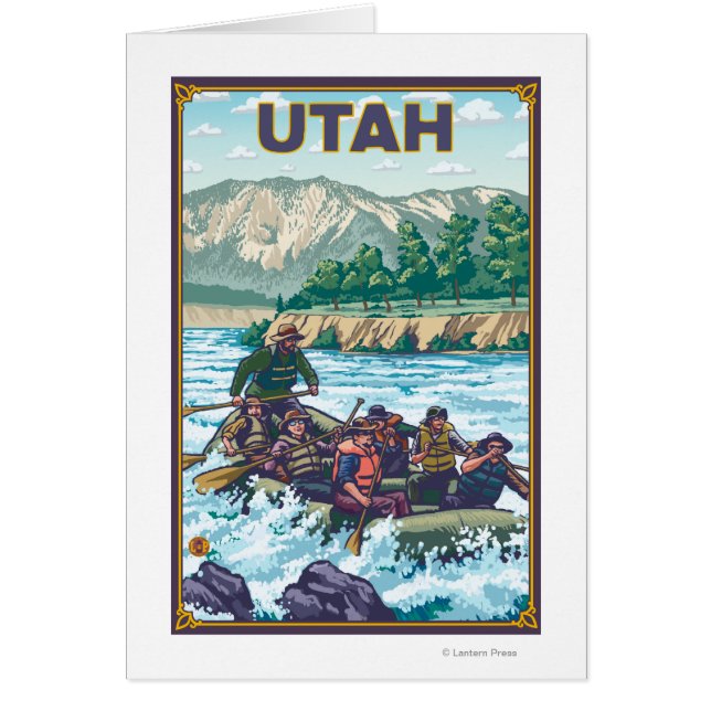 Floden RawingUtah Hälsningskort (Framsidan)