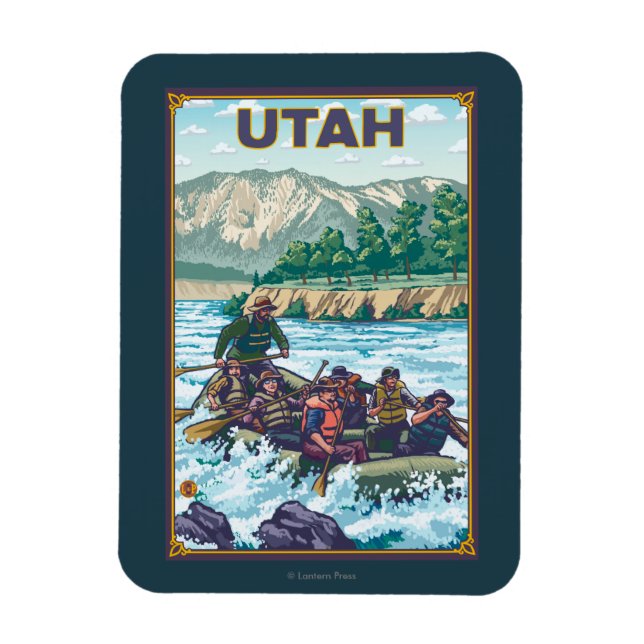 Floden RawingUtah Magnet (Vertikal)