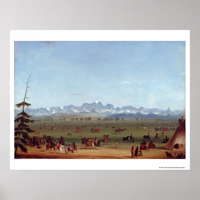 Floden Rendezvous nära Grönten Poster (Framsidan)