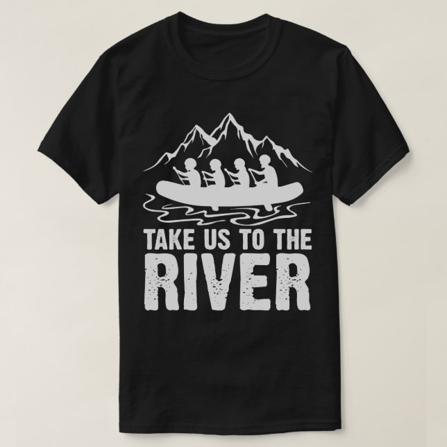 Floden Resor Raiting Tour Vatten sport Äventyr T Shirt (Design framsida)