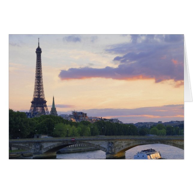 Floden Seine Hälsningskort (Framsidan Horizontal)