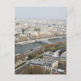 Floden Seine i Paris, Frankrike Vykort