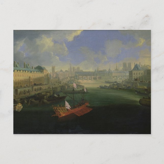 Floden Seine Vykort (Framsida)