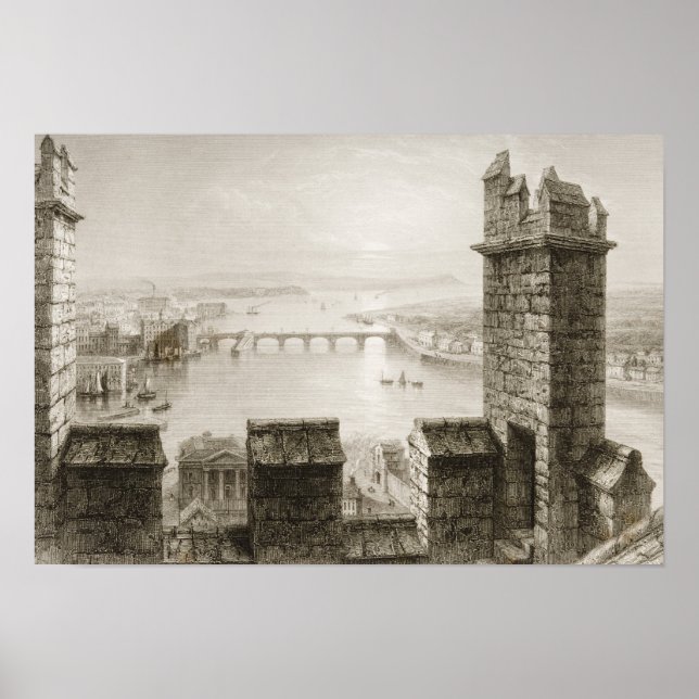 Floden Shannon och Limerick Poster (Framsidan)