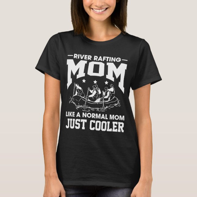 Floden som utstrålar Mamma som en vanlig Mamma-kol T Shirt (Framsida)