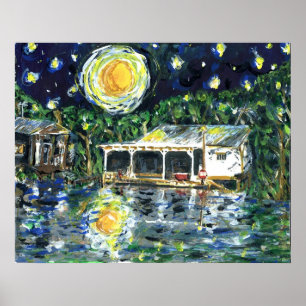 Floden Starry Night Camp Poster