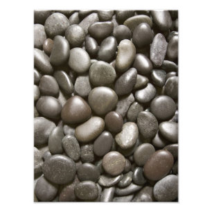 Floden Sten Black Stone-bakgrund - anpassad Fototryck