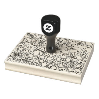 floden sten struktur stämpel