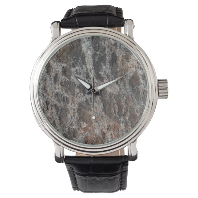 Floden Sten Textured Nature Stone Armbandsur (Framsida)