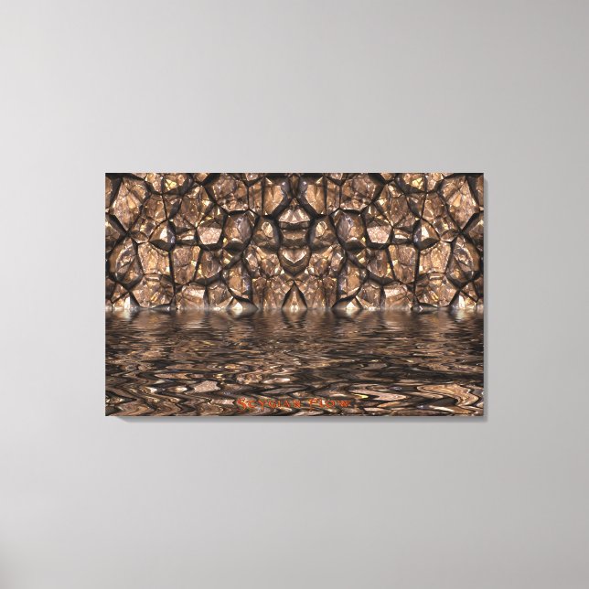 Floden Styx Walls Hades Abstrakt Art Canvas (Framsida)
