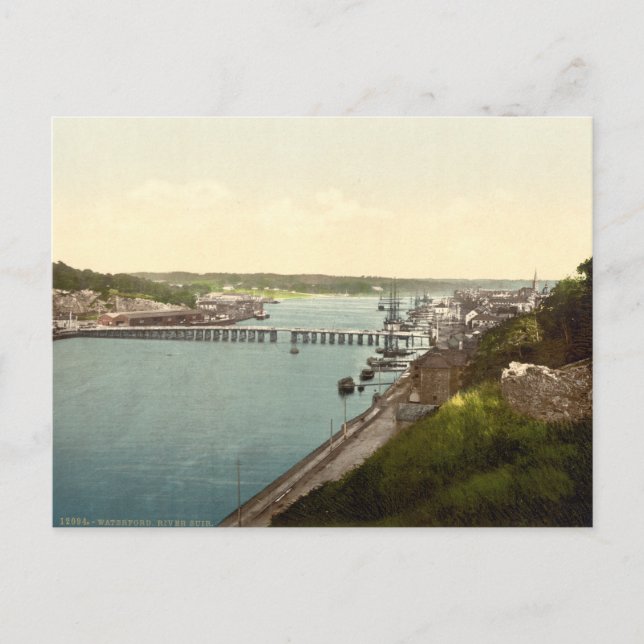 Floden Suir, länet Waterford Vykort (Framsida)