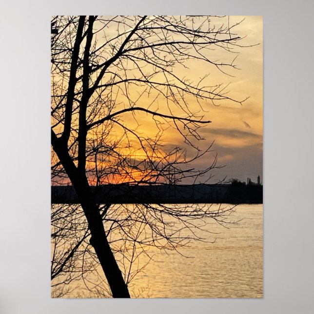 Floden Sunset Poster (Framsidan)