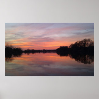 Floden Sunset Poster