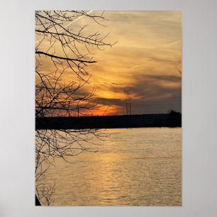 Floden Sunset Poster
