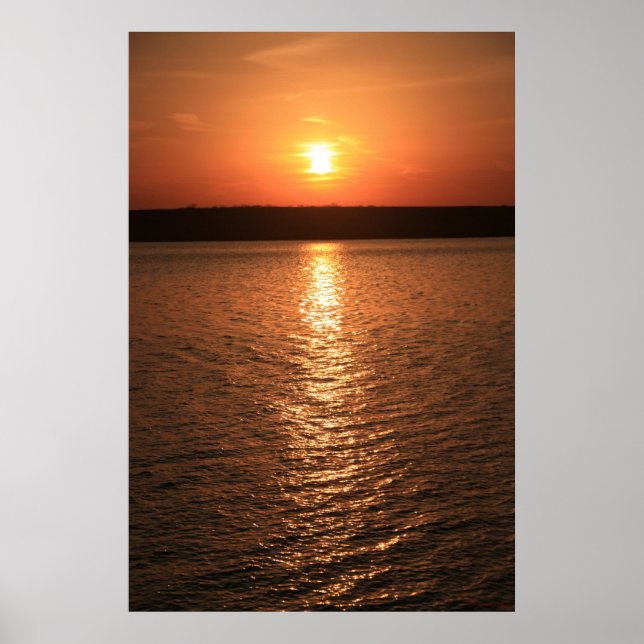 Floden Sunset Poster (Framsidan)