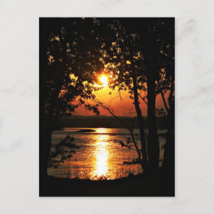 Floden sunset vykort