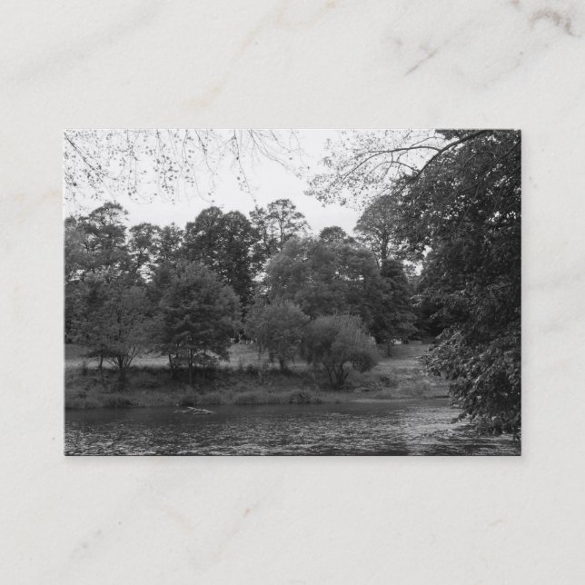 Floden Taff, Bute Park, Cardiff Visitkort (Framsida)