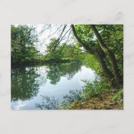 Floden Taff, Cardiff, Wales. Vykort