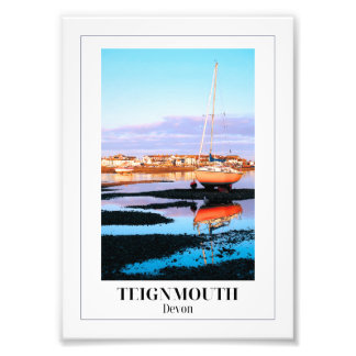 Floden Teign, Teignmouth, Devon Fototryck