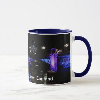 Floden Thames i Night, London England Mugg