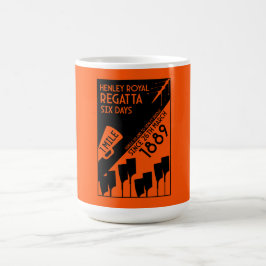 Floden Thames Regatta - Vintagen Retro Stil Rwing Magisk Mugg