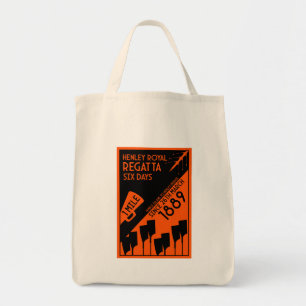 Floden Thames Regatta - Vintagen Retro Stil Rwing Tygkasse