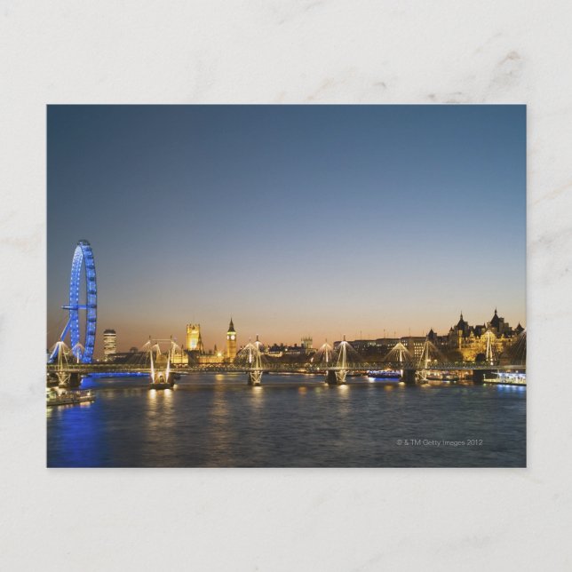 Floden Thames Vykort (Framsida)